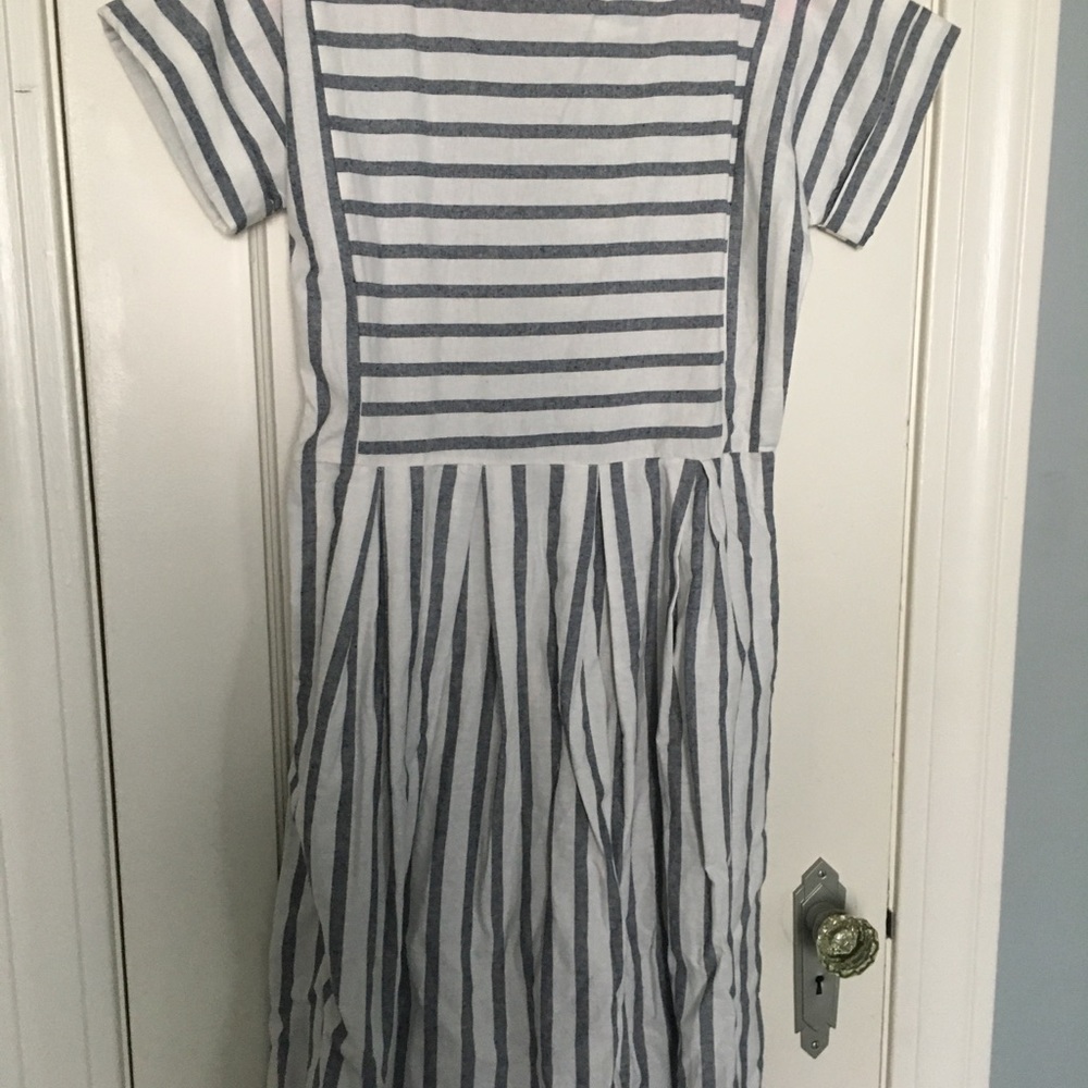Journey Five striped linen dress